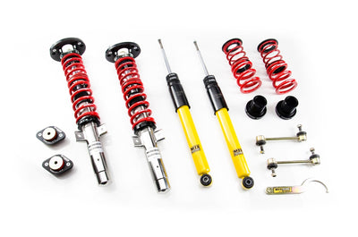 MTS Technik Street Series Suspension Coilover Kit (w/ Rear Axle Top Mount) for 2001-2005 BMW 323i (E46) XMTSGWBM100