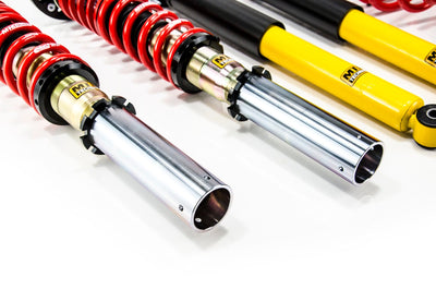 MTS Technik Street Series Coilover Kit - With Rear Top Mount, Gold Housing< 45mm Strut for 1985-1993 BMW 318i (E30) MTSGWBM105