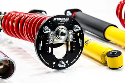 MTS Technik Street Series Coilover Kit - With Rear Top Mount, Gold Housing< 45mm Strut for 1985-1993 BMW 318i (E30) MTSGWBM105