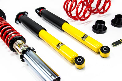 MTS Technik Street Series Coilover Kit - With Rear Top Mount, Gold Housing< 45mm Strut for 1985-1993 BMW 318i (E30) MTSGWBM105