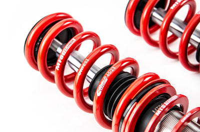MTS Technik Street Series Coilover Kit - Without Front Top Mount, Inox Housing, With and Without Nivo for 2010 BMW 535i (E61) XMTSGWBM38
