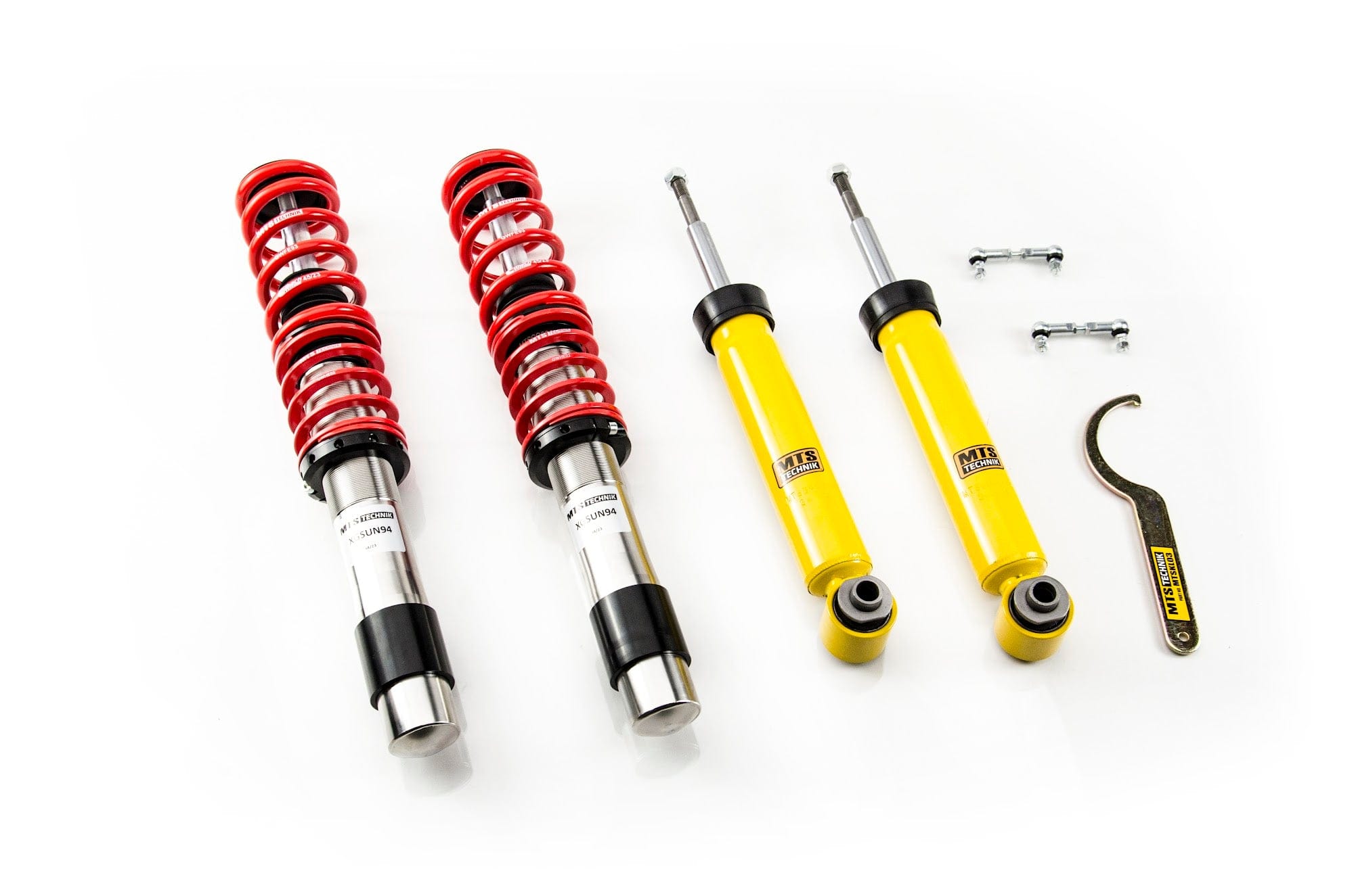 MTS Technik Street Series Suspension Coilover Kit (w/o Front Top Mount, Inox Housing, w/ Nivo) for 2010 BMW 535i (E61) XMTSGWBM37