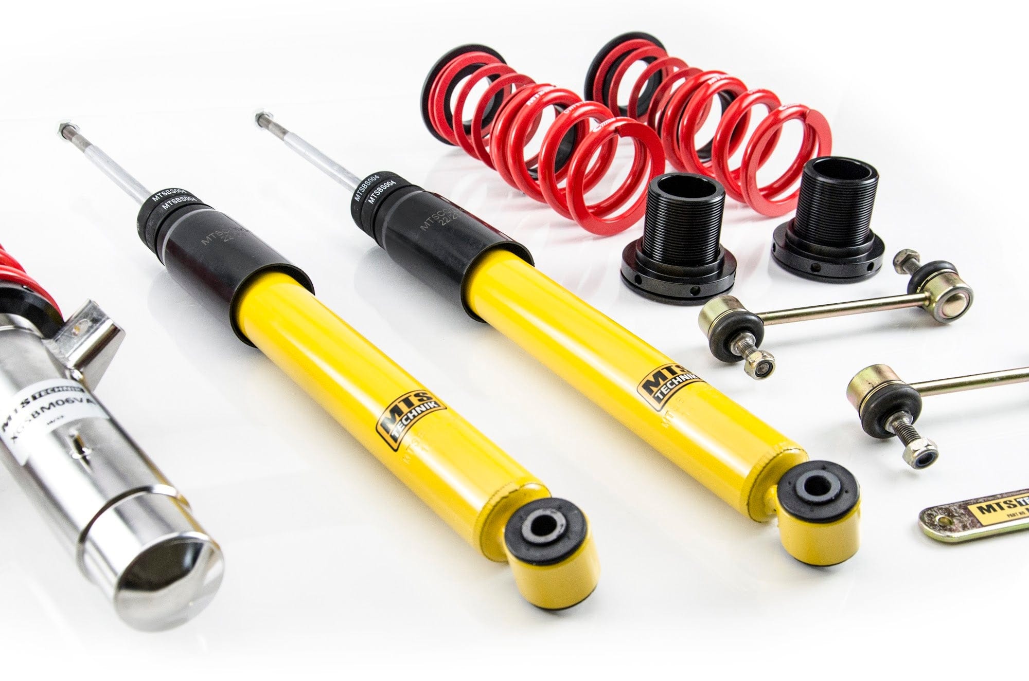 MTS Technik Street Series Coilover Kit - Without Rear Axle Top Mount for 2001-2005 BMW 320i (E46) XMTSGWBM118