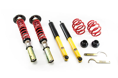 MTS Technik Street Series Suspension Coilover Kit (w/o Rear Top Mount, Inox Housing< 45mm Strut) for 1985-1993 BMW 325i (E30) XMTSGWBM15