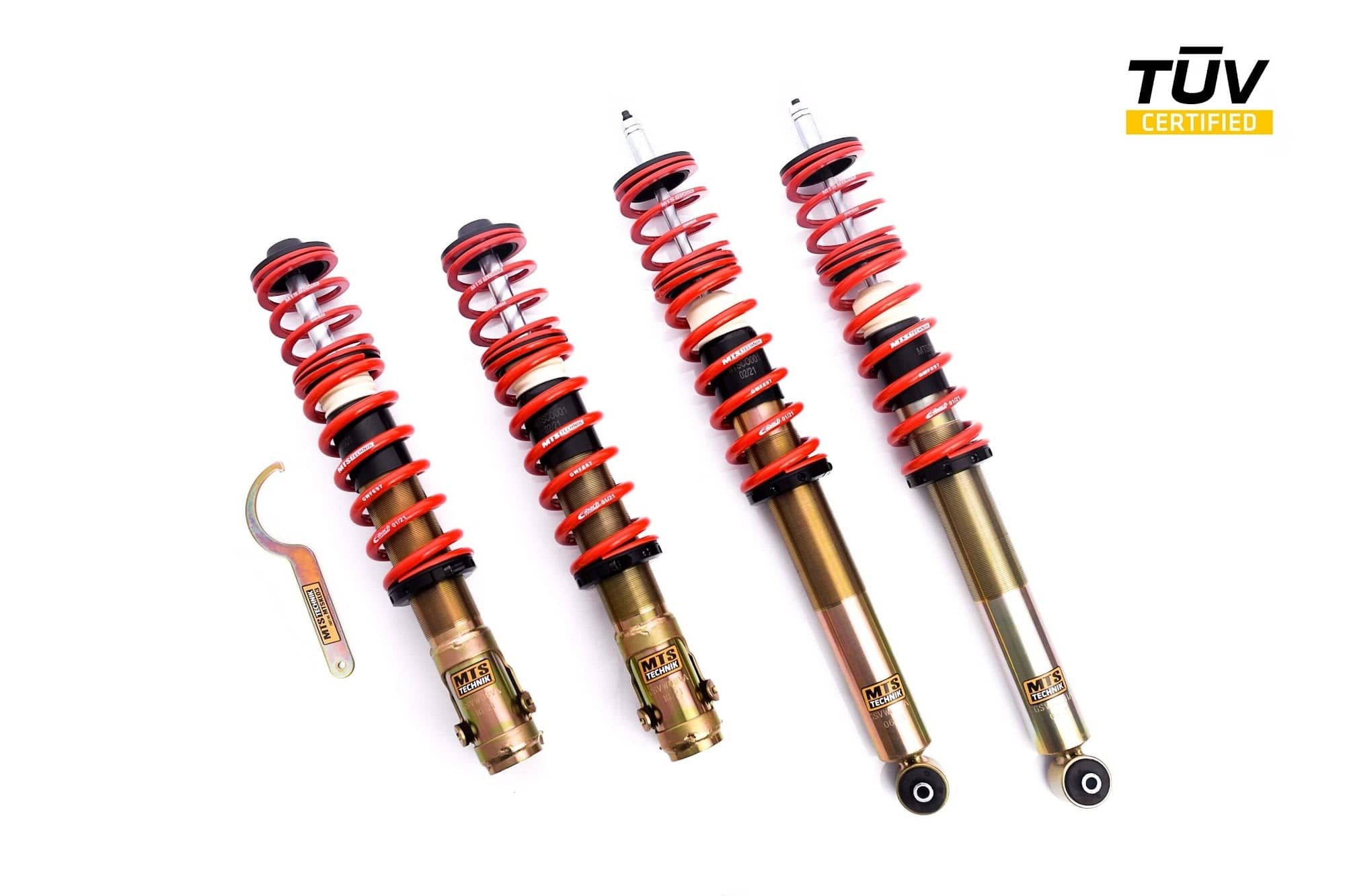 MTS Technik Street Series Suspension Coilover Kit for 1998-2002 Volkswagen Golf Cabriolet MK4 (1E7) MTSGWVW08