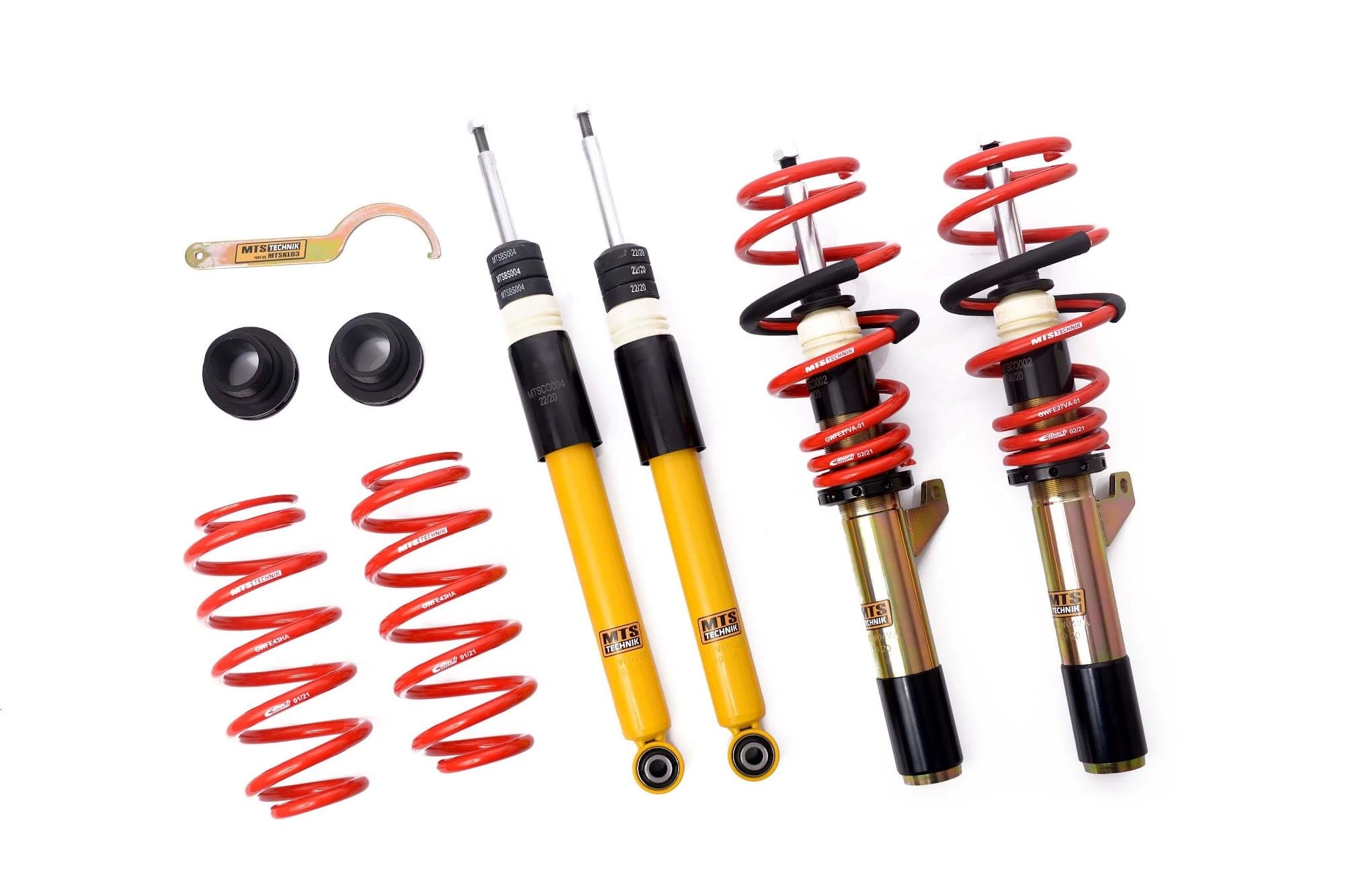 MTS Technik Street Series Suspension Coilover Kit for 2007-2018 Volkswagen Tiguan 4motion (5N) MTSGWVW56