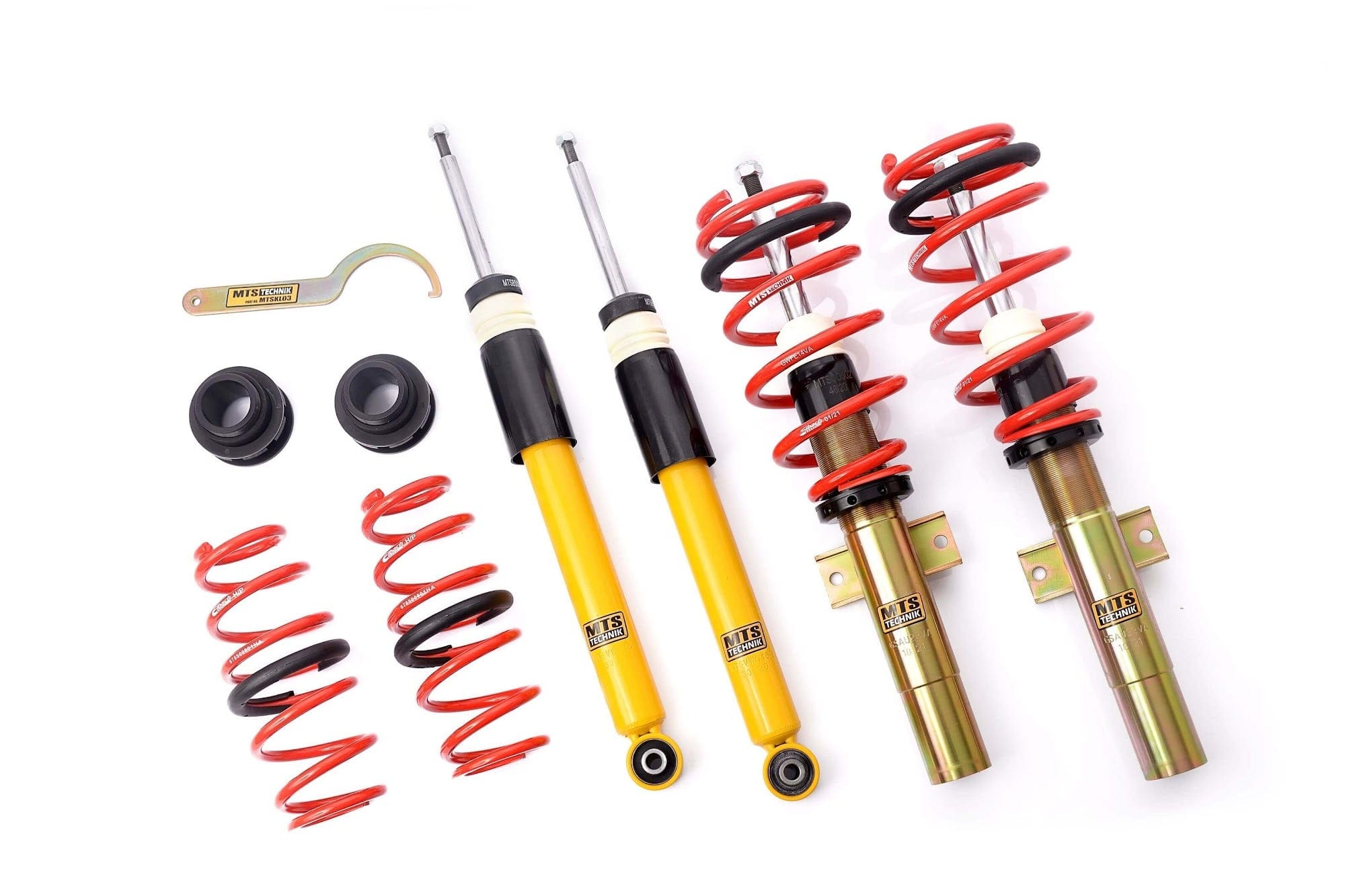 MTS Technik Street Series Suspension Coilover Kit for 2017-2022 Volkswagen Polo MK6 (AW/BZ) MTSGWAU54