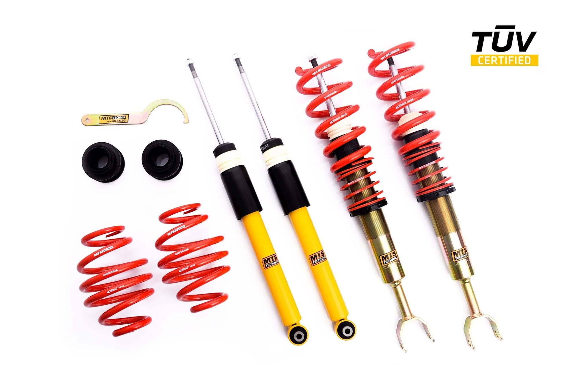 MTS Technik Street Series Suspension Coilover Kit (Front Axle Max Load 1101-1200 kg) for 2000-2005 Volkswagen Passat Sedan (3B3) MTSGWAU39