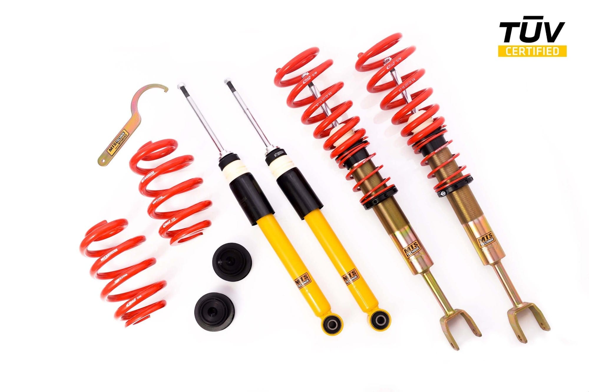 MTS Technik Street Series Suspension Coilover Kit (Front Axle Max Load 1240 kg) for 2005-2011 Audi A6 Quattro Kombi (4F5) MTSGWAU50