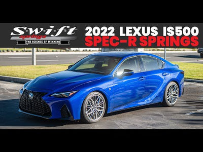 Swift Spec-R Lowering Springs for 2022+ Lexus IS500 (USE30)