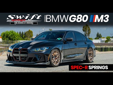 Swift Spec-R Lowering Springs for 2020+ BMW M3 (G80)