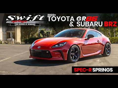 Swift Spec-R Lowering Springs for 2022+ Subaru BRZ (ZD8)
