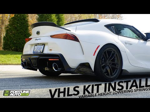 Fortune Auto Variable Height Lowering Springs (VHLS) for 2020+ Toyota Supra (A90)