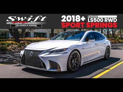 Swift Springs Sport Lowering Springs for 2018+ Lexus LS500 (XF50)