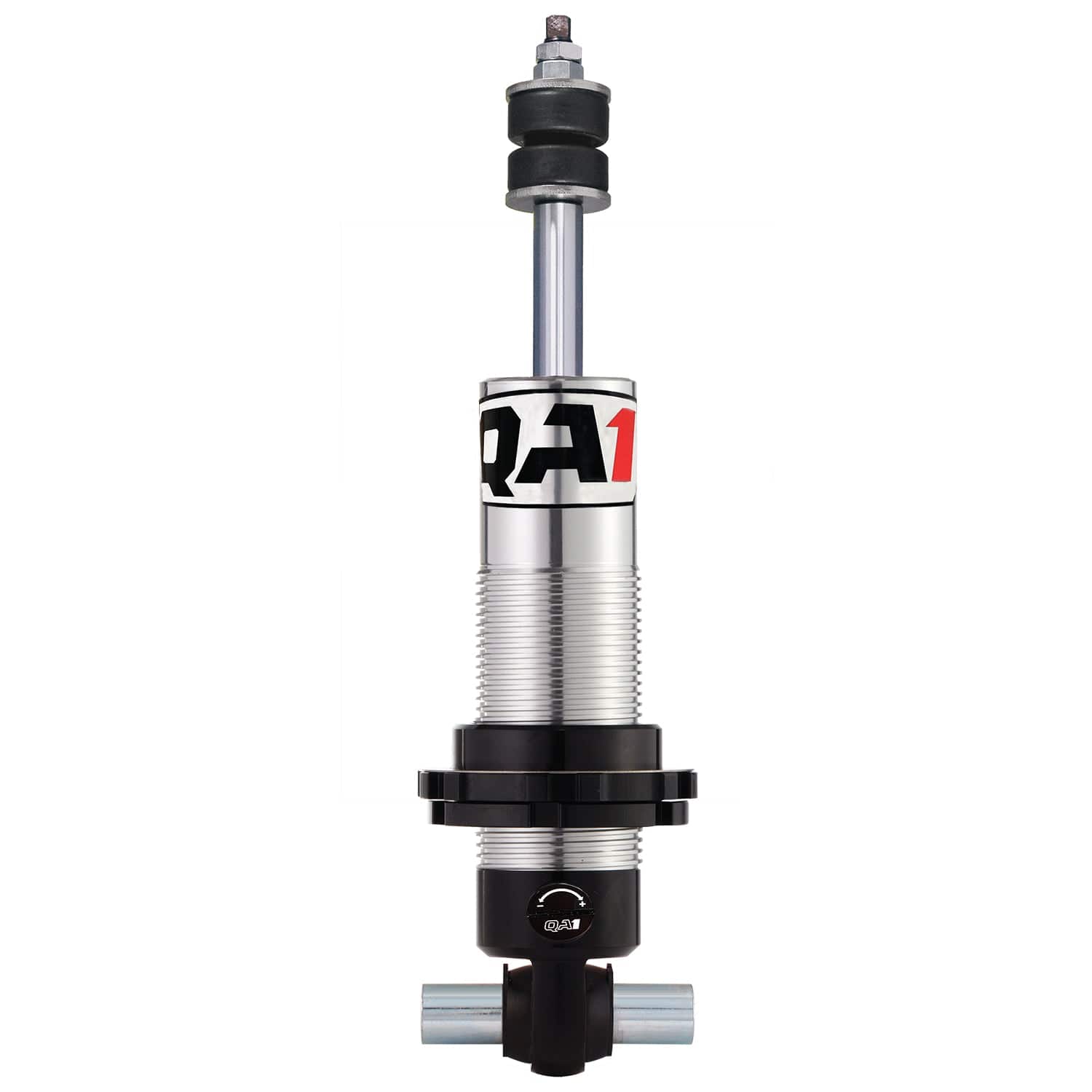 QA1 Front Pro Coil Shock Absorber - Single Adjustable, 7.63 -11 Stud/Eye-P (7/16 W/ Slv) - 1974-1978 Ford Mustang II MS303