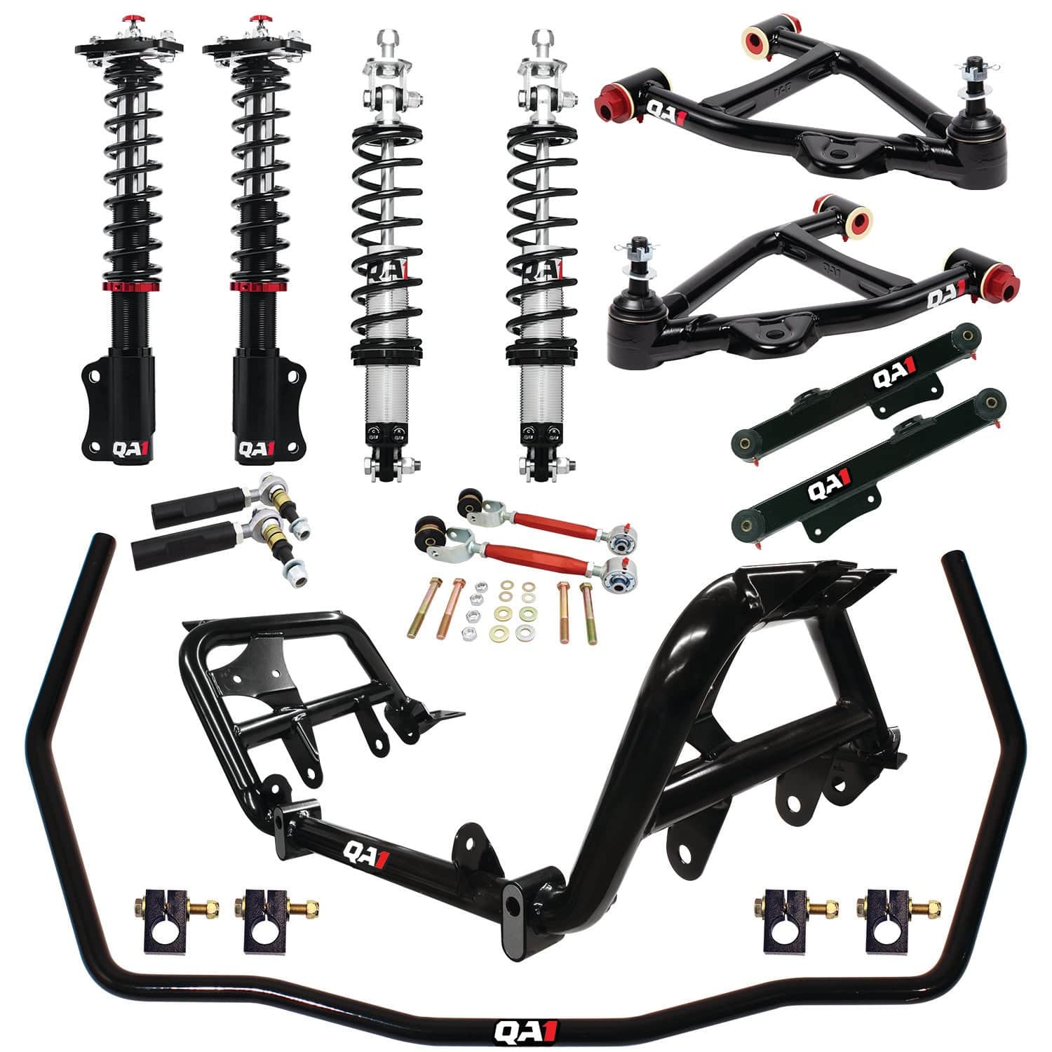 QA1 Level 2 Drag Suspension Kit - Wide Stance - 1987-1989 Ford Mustang DK42-FMM2