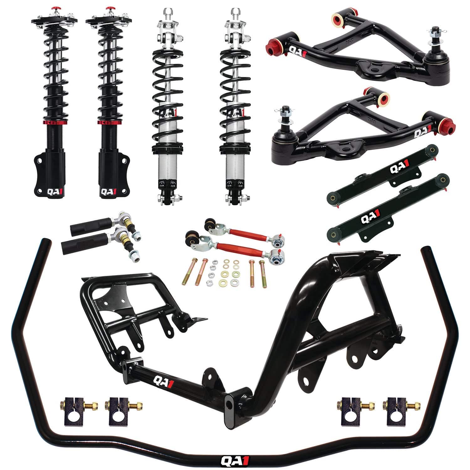 QA1 Level 2 Drag Suspension Kit - Wide Stance - 1990-1993 Ford Mustang DK42-FMM3