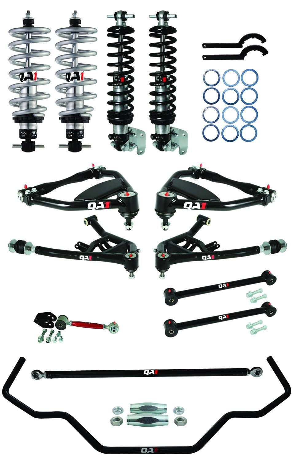 QA1 Level 2 Drag Suspension Kit with Shocks - 1965-1968 Chevrolet Biscayne DK02-GMB2