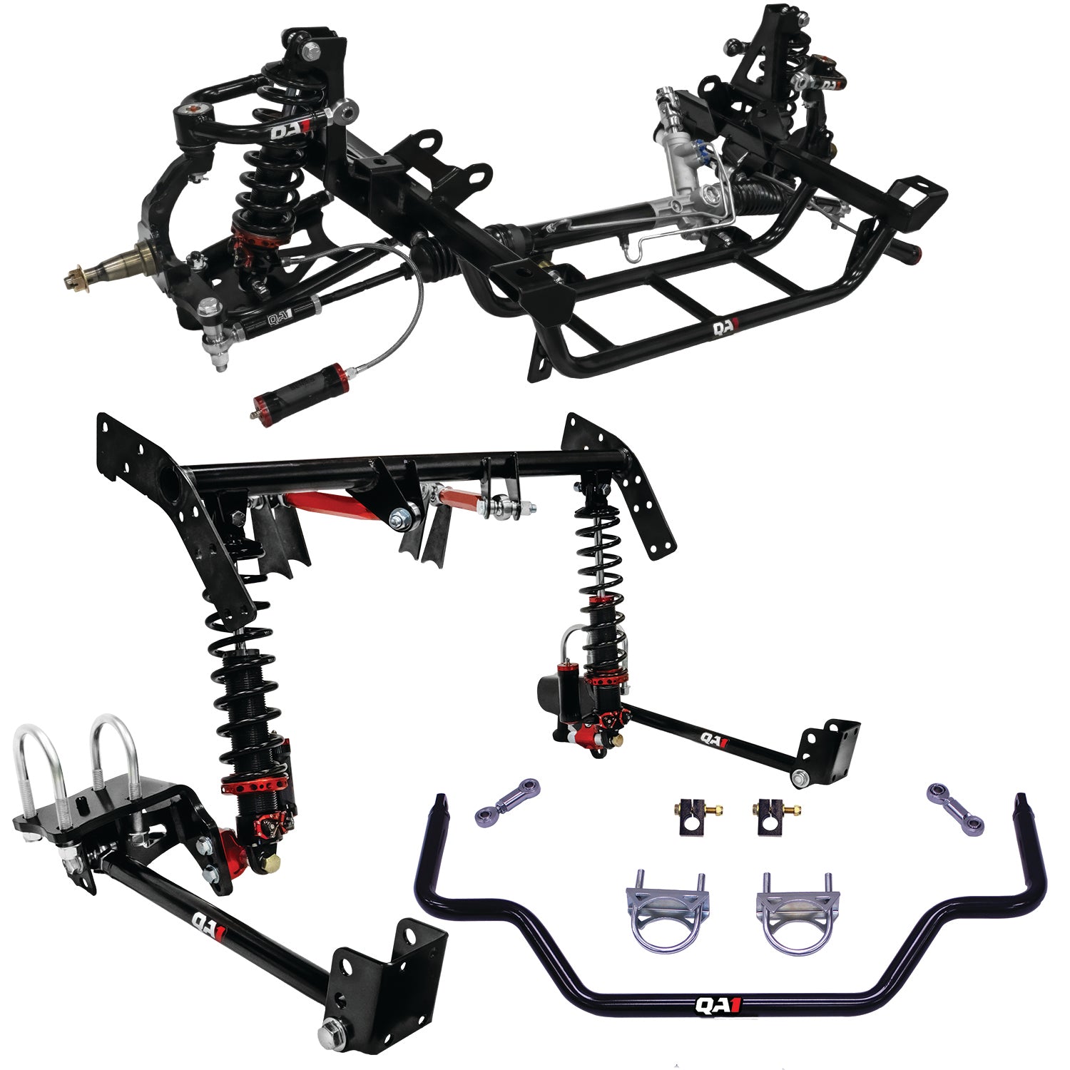 QA1 Level 3 Drag Suspension Kit, 0-2" Drop - 1968-1970 Plymouth Road Runner DK23-CRB3