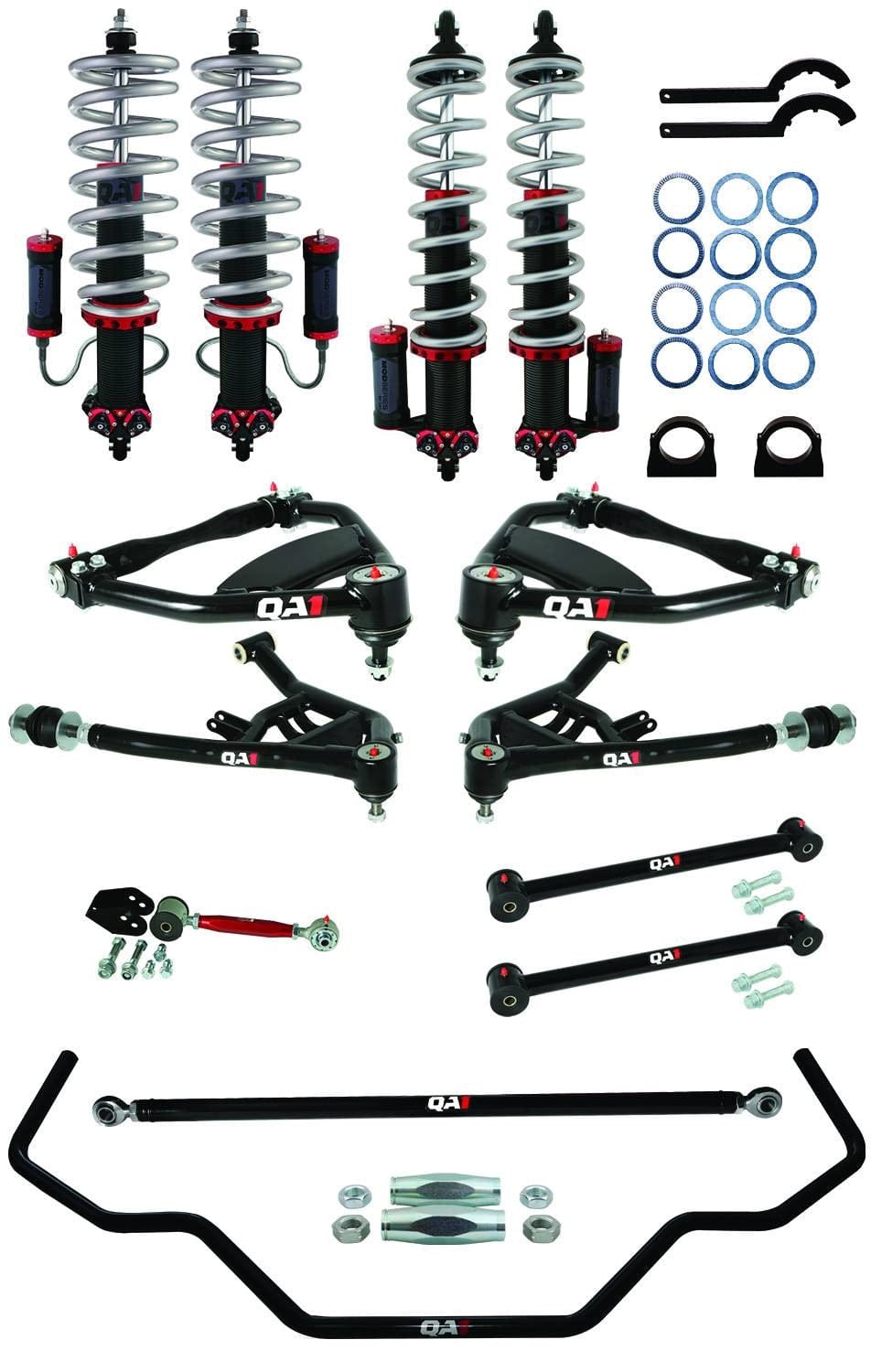 QA1 Level 3 Drag Suspension Kit with Shocks - 1965-1968 Chevrolet Impala DK03-GMB2