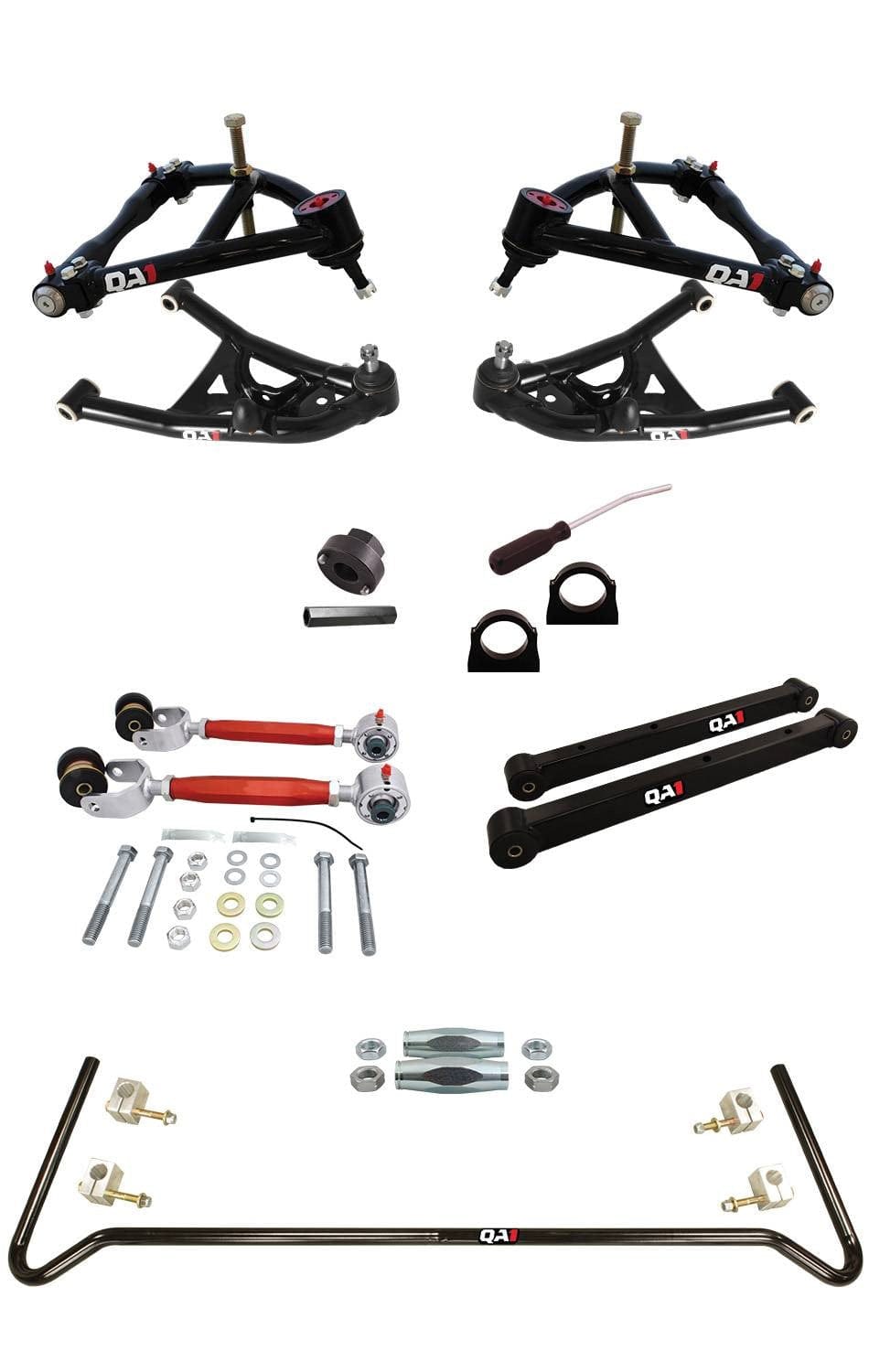 QA1 Level 3 Drag Suspension Kit without Shocks - 1978 Oldsmobile Delta 88 DK33-GMB4