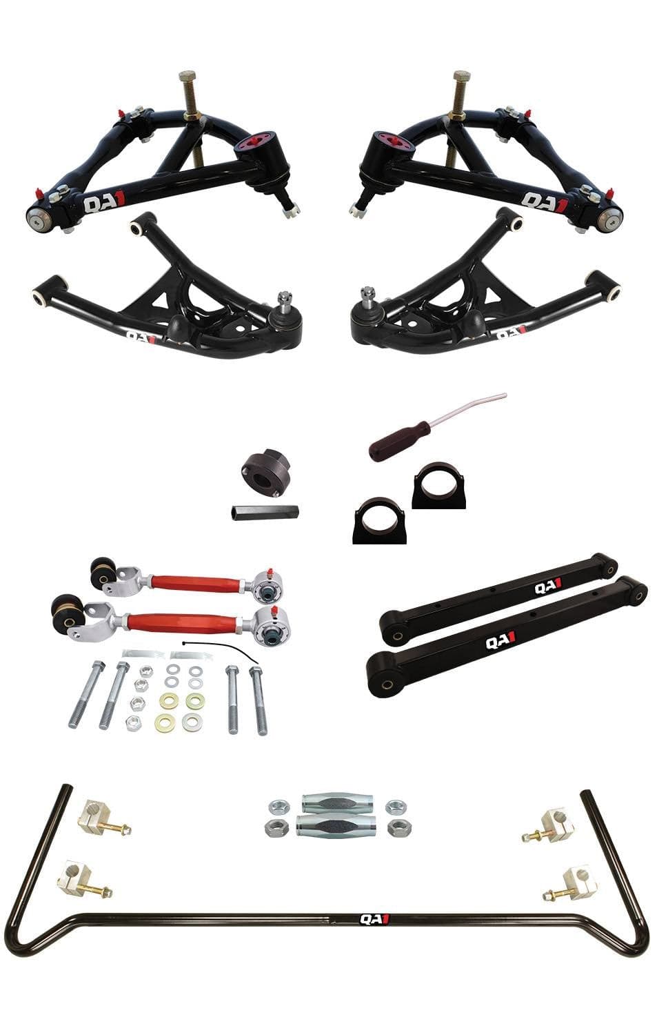 QA1 Level 3 Drag Suspension Kit without Shocks - 1994-1996 Buick Roadmaster DK33-GMB5