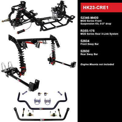 QA1 Level 3 Handling Suspension Kit, 0-2" Drop - 1970-1974 Dodge Challenger HK23-CRE1