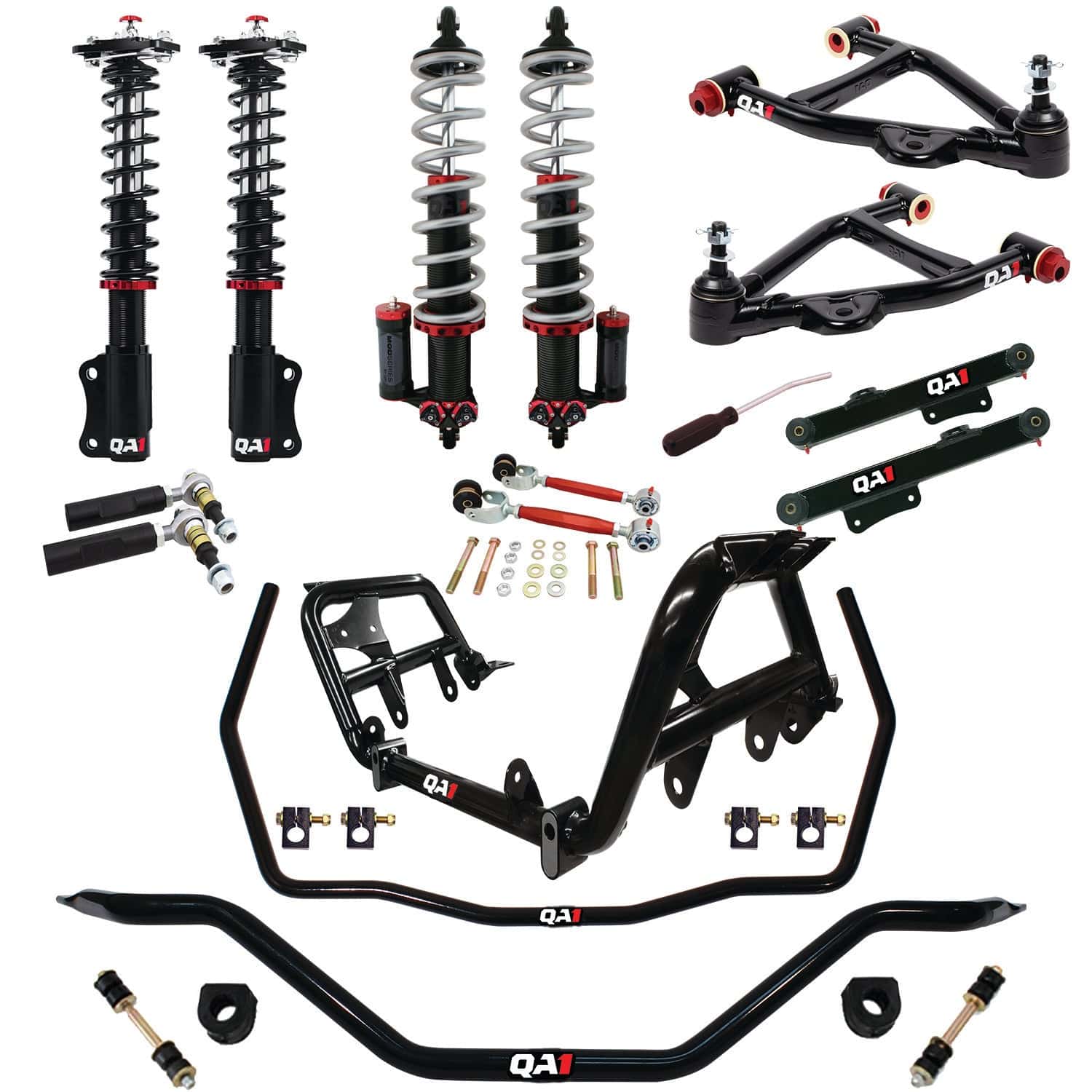 QA1 Level 3 Handling Suspension Kit, Wide Stance - 1990-1993 Ford Mustang HK43-FMM3