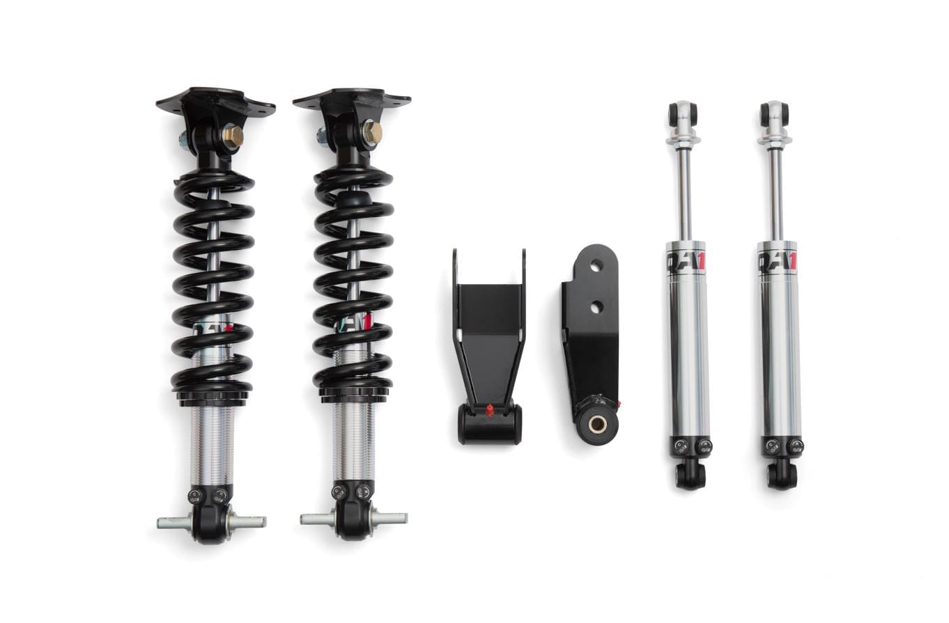QA1 Lowering Kit - Double Adjustable, 1-3" Front, 2-3" Rear - 2007-2018 GMC Sierra 1500 AWD LK02-GMT02