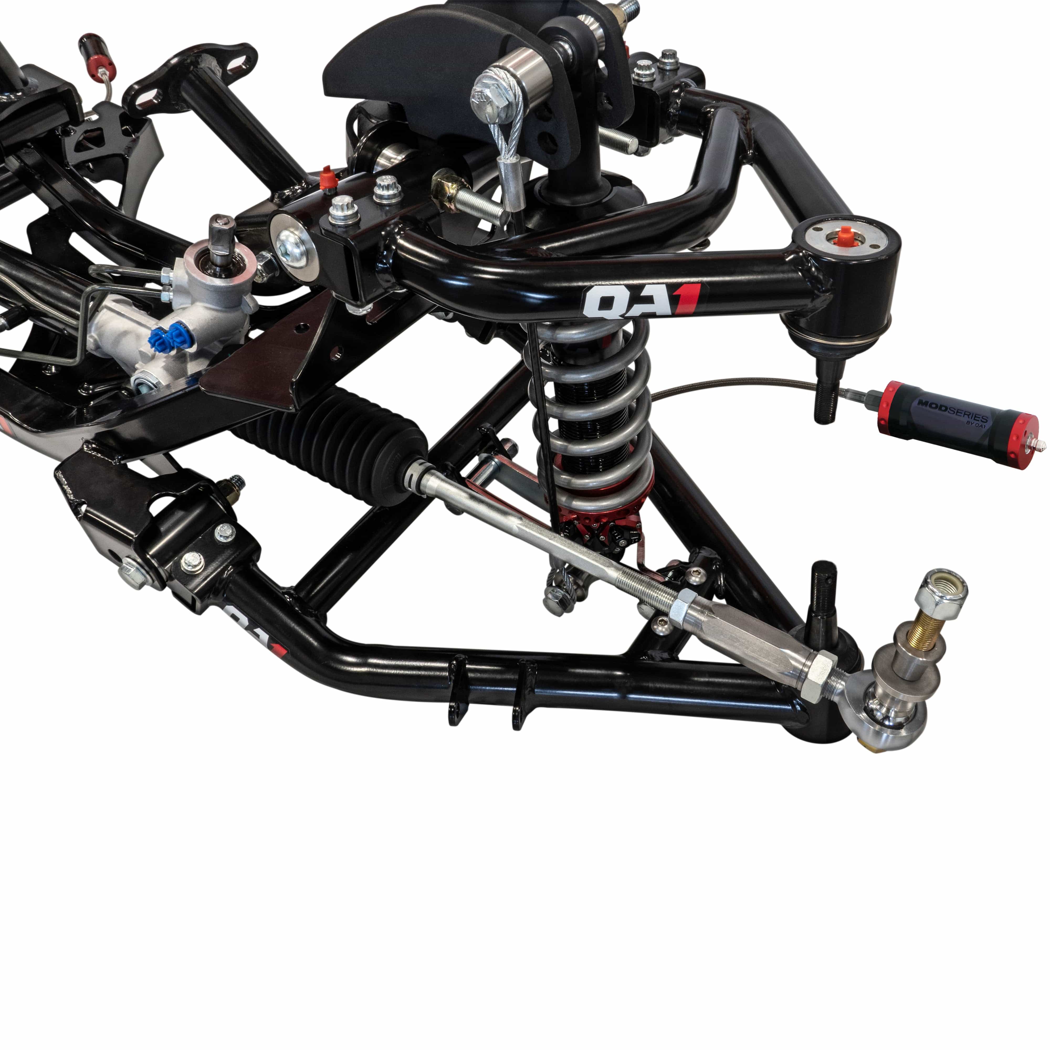 QA1 MOD Series Front Coilover Conversion Kit - Double Adjustable, 650 lbs/in Rate - 1973-1974 Chevrolet C10 Pickup 52623-M650