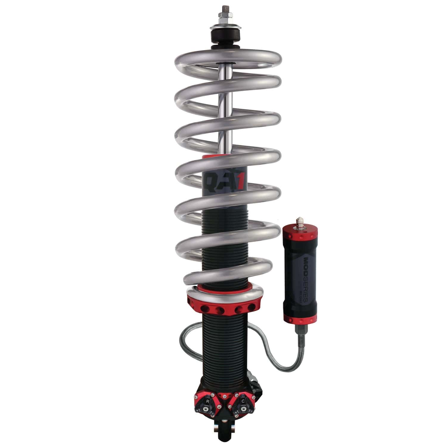 QA1 MOD Series Front Coilover Kit - Double Adjustable, Large Tapered Flat Spring, 750 lbs/in Rate - 1973-1987 Chevrolet El Camino MG401-10750C