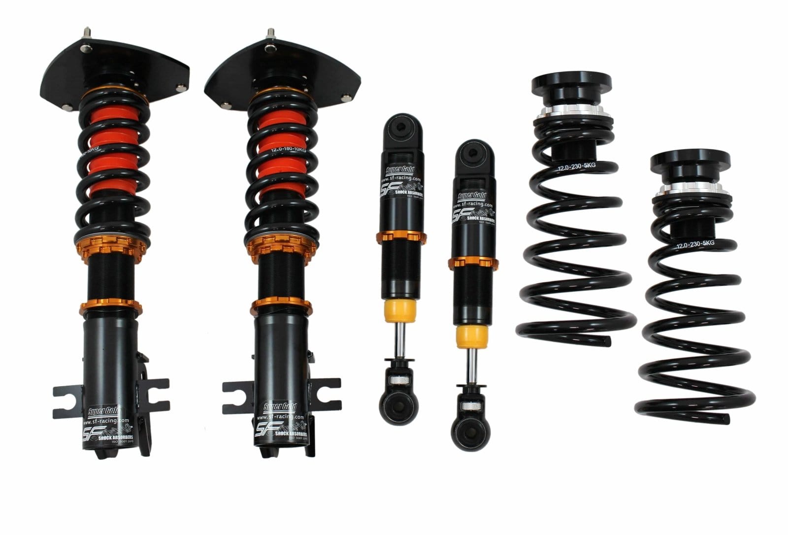 SF Racing Track Coilovers for 1992-1998 Alfa Romeo 155 Q4 AWD (167) SF-AL02-03-TR