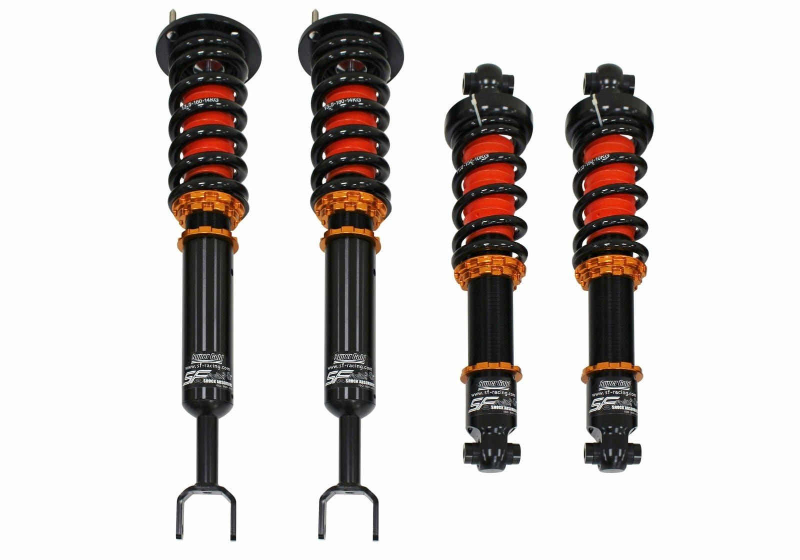SF Racing Track Coilovers for 1997-2002 Audi A4 Quattro AWD (B5/8D) SF-AU03-03-TR