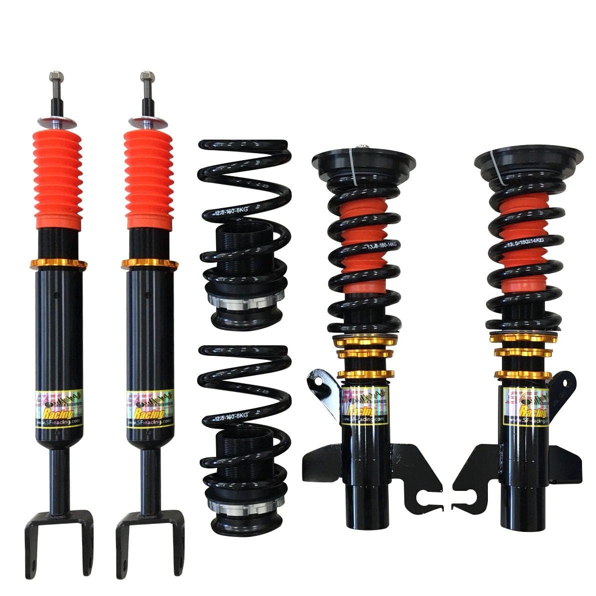 SF Racing Sport Coilovers for 1999-2006 Seat Leon MK1 2WD (1M)