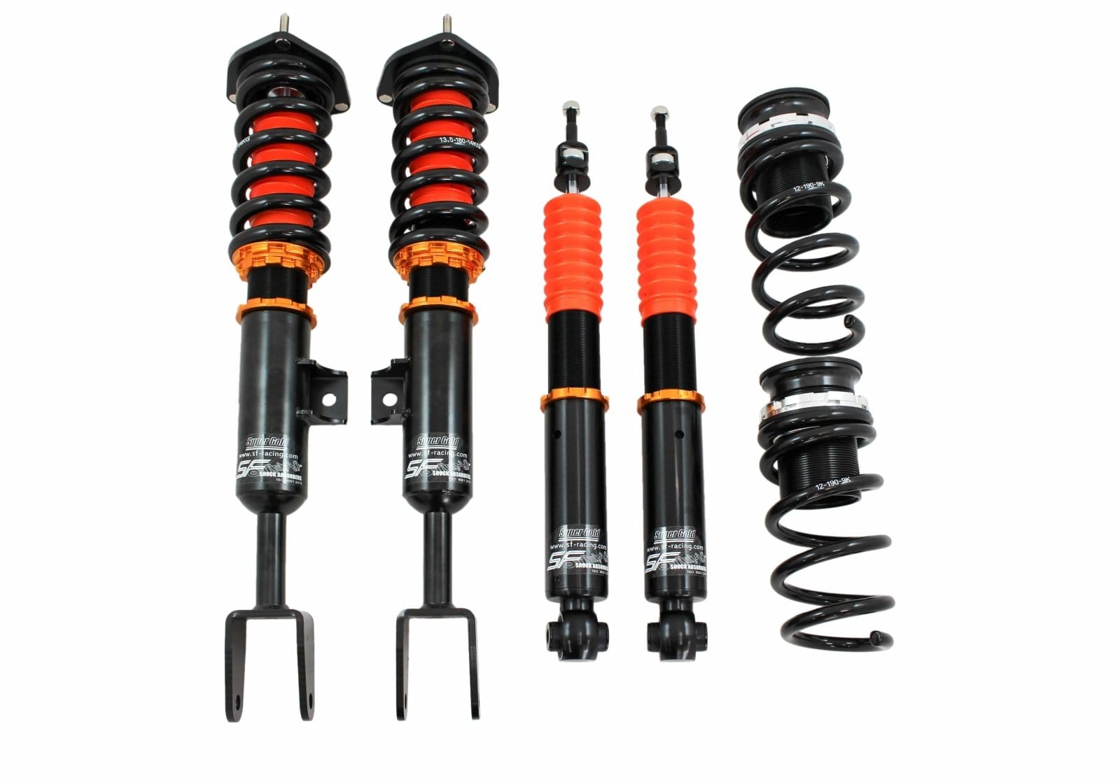 SF Racing Track Coilovers for 2016+ Alfa Romeo Giulia RWD (952) SF-AL02-04-TR