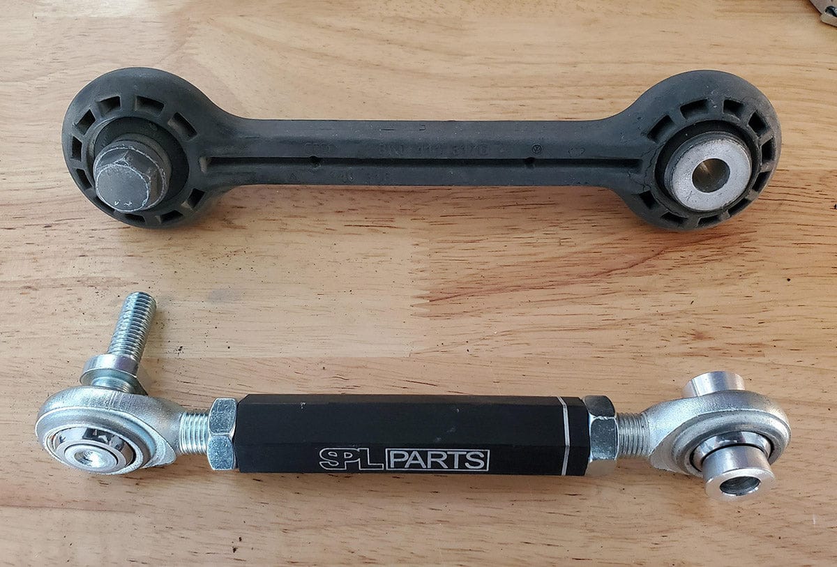 SPL Parts Adjustable Front Sway Bar Endlink Kit - 2009-2016 Audi S4 (B8) SPL FE B8