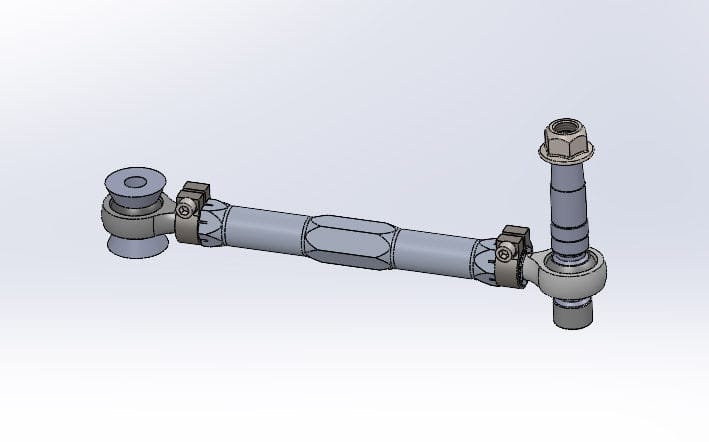SPL Parts Adjustable Rear Toe Arm Set - 2008-2015 Mitsubishi Lancer (CY) SPL RTA EVOX