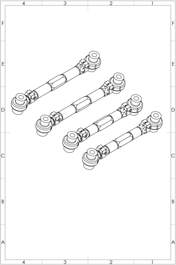 SPL Parts Adjustable Rear Upper Camber Arm Set - 2011 BMW 1 Series M (E82) SPL RUA E9X