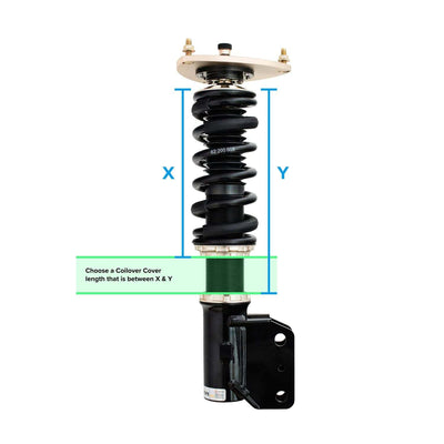 Springrates Coilover Covers 350mm (Set of 2) SRCC350