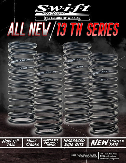 Swift Springs Standard Conventional Tight Helix Spring - OD: 5" / Length: 12"