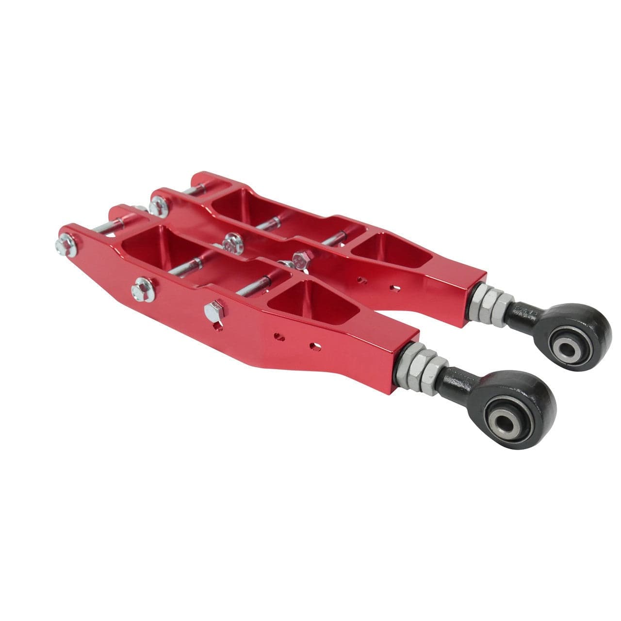 TruHart Adjustable Rear Lower Control Arms (Anodized Red) for 2008-2016 Subaru Impreza (GE/GH) TH-S108-RE