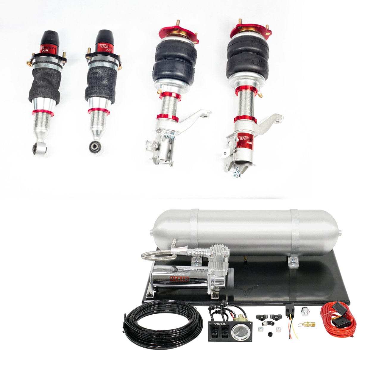 TruHart AirPlus Air Struts w/ VERA Basic Management for 2002-2006 Acura RSX (DC5) TH-H1011+TH-MM03
