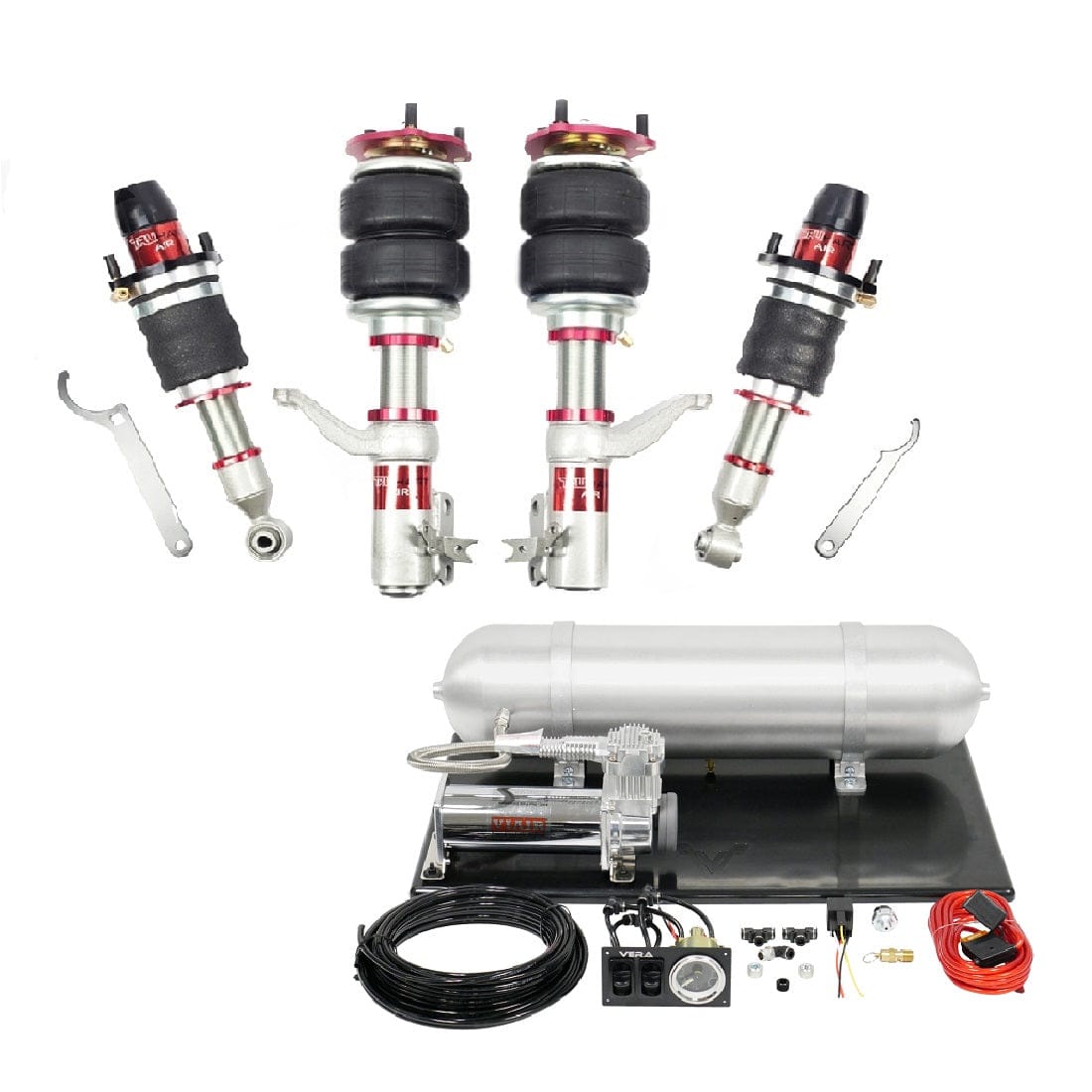 TruHart AirPlus Air Struts w/ VERA Basic Management for 2002-2006 Honda CR-V (RD) TH-H1012+TH-MM03