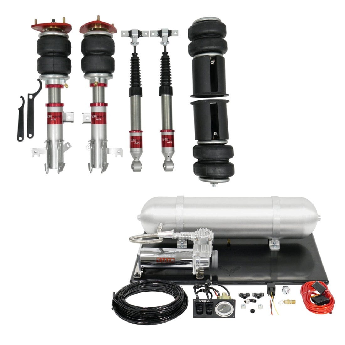 TruHart AirPlus Air Struts w/ VERA Basic Management for 2005-2010 Honda Odyssey (RL3/RL4) TH-H1013+TH-MM03