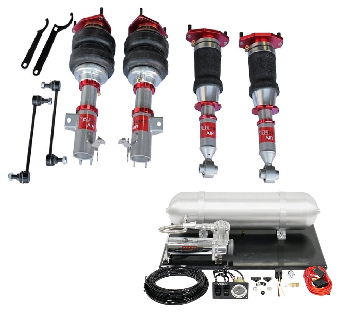TruHart AirPlus Air Struts w/ VERA Basic Management for 2012-2025 Subaru BRZ (ZN6) TH-S1005+TH-MM03
