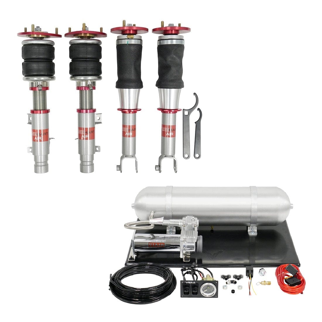 TruHart AirPlus Air Struts w/ VERA Basic Management for 2013-2017 Honda Accord (CV1/CV2) TH-H1010+TH-MM03