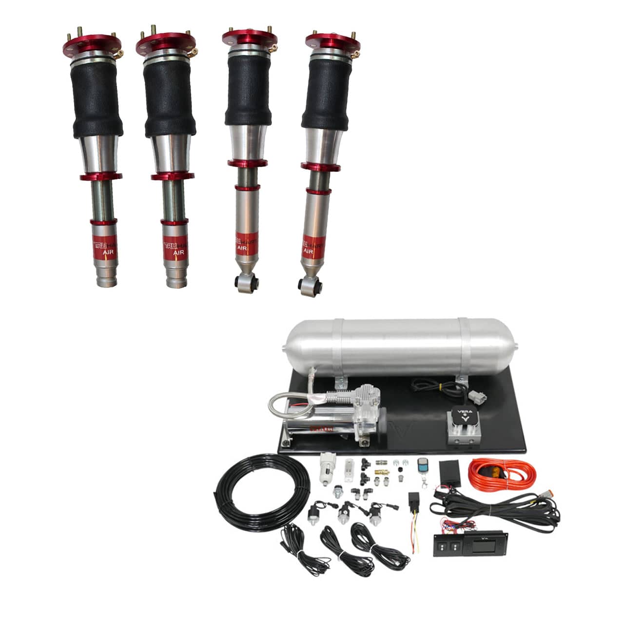 TruHart AirPlus Air Struts w/ VERA Essential Management for 1990-2005 Mazda MX-5 Miata (NA/NB) TH-M1001+TH-MM01