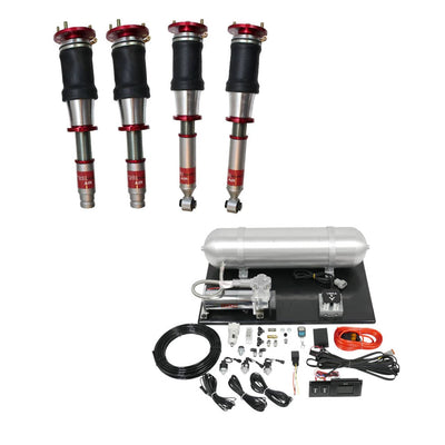 TruHart AirPlus Air Struts w/ VERA Essential Management for 1998-2002 Honda Accord (CG) TH-H1007+TH-MM01