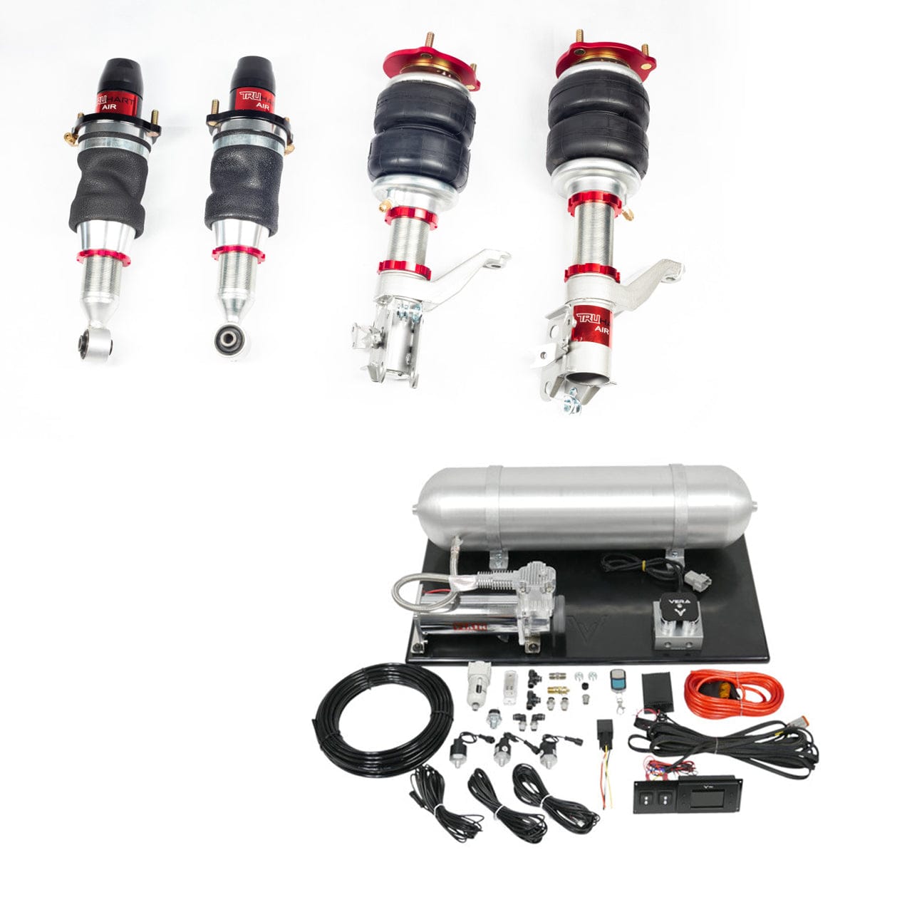 TruHart AirPlus Air Struts w/ VERA Essential Management for 2002-2006 Acura RSX (DC5) TH-H1011+TH-MM01