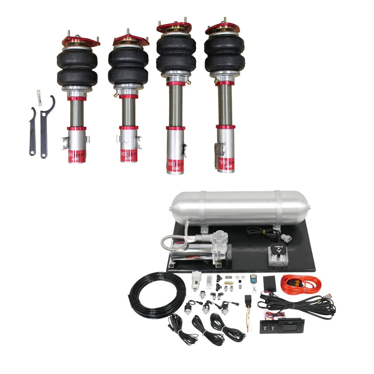 TruHart AirPlus Air Struts w/ VERA Essential Management for 2002-2011 Lexus ES330 (XV30/XV40) TH-T1007+TH-MM01
